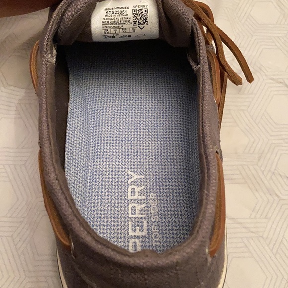 NWOT Sperry Canvas Boat Shoe 10W - Picture 2 of 4